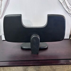 Crate and Barrel Abstract Wood Black Bull Sculpture Decor Art CB2